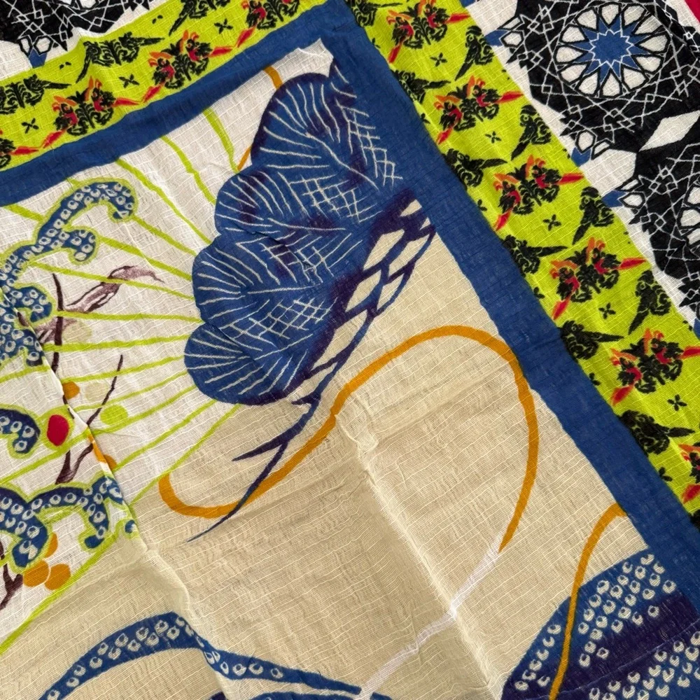 Oversized Asian Inspired Scarf